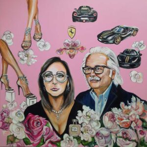 "Anna e Franco" Painting by Caterina Borghi